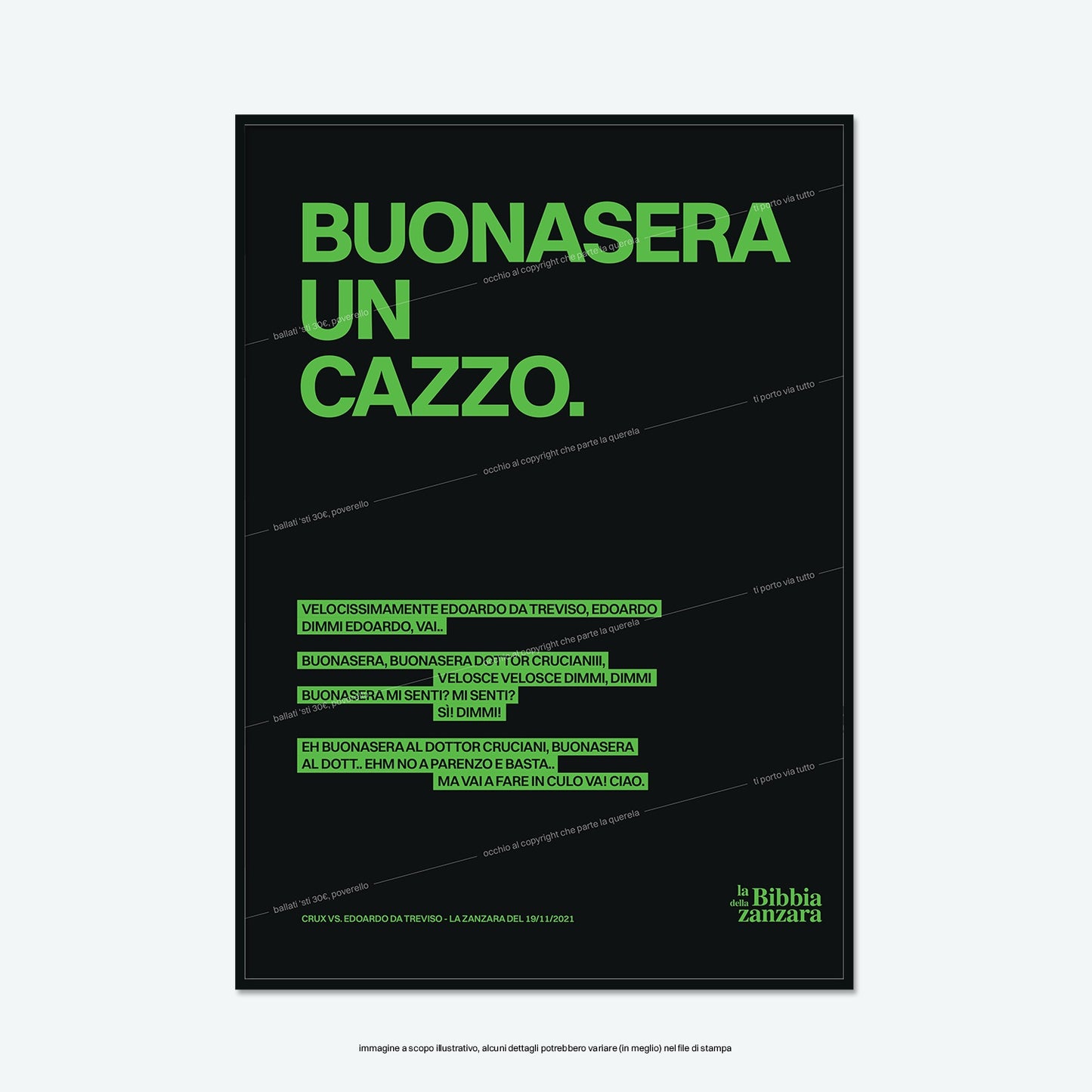 BUONASERA UN CAZZO.